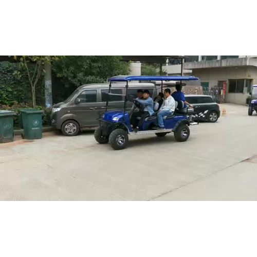 Electric cross-country golf cart climbing video.mp4