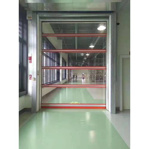 A special project of full transparent high speed doors finished 