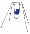 Outdoor Play Garden Metal Swing Set with Slide for Backyard Playground Kids1