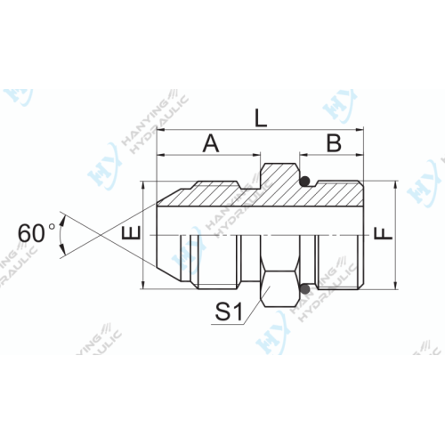 Jis Gas Male Sae Male O-Ring