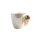 Handmade Ceramic Golden Angel Wings Coffee Cup Mug1