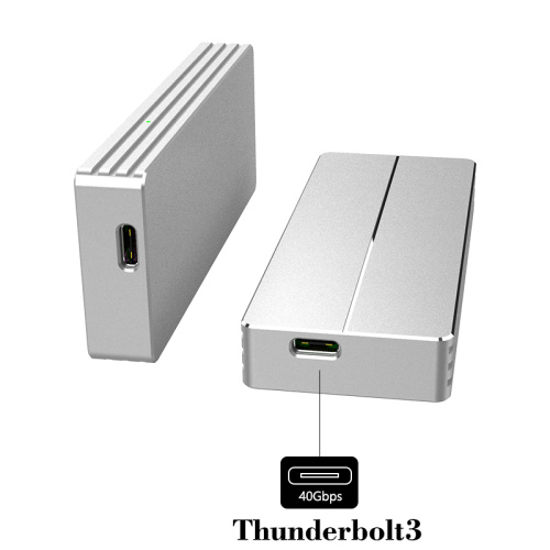 Thunderbolt 3 40 Gbps NVME SSD.