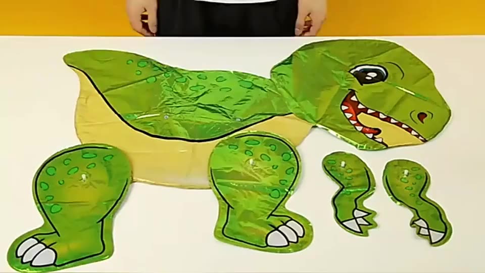 Nueva decoración de productos para bebés diseños lindos 4D globos animales de animales ideas de juguetes de dinosaurio safari fiestas para niños Foil1