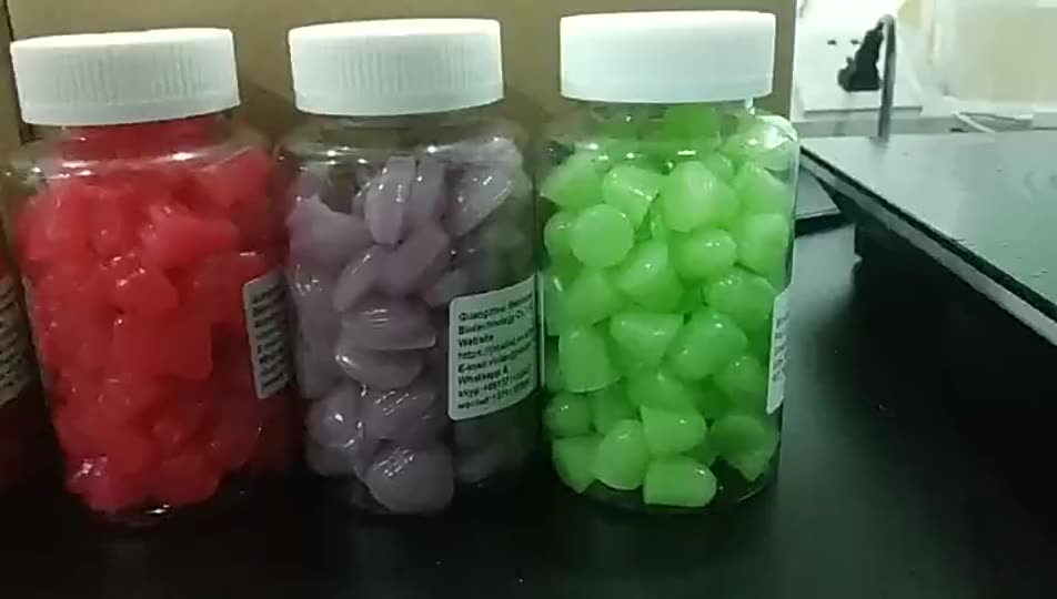 면역 및 항-피겨 1을위한 개인 라벨 비건 채식 비건 GMO 설탕이없는 통가 가트 알리 gummies 1