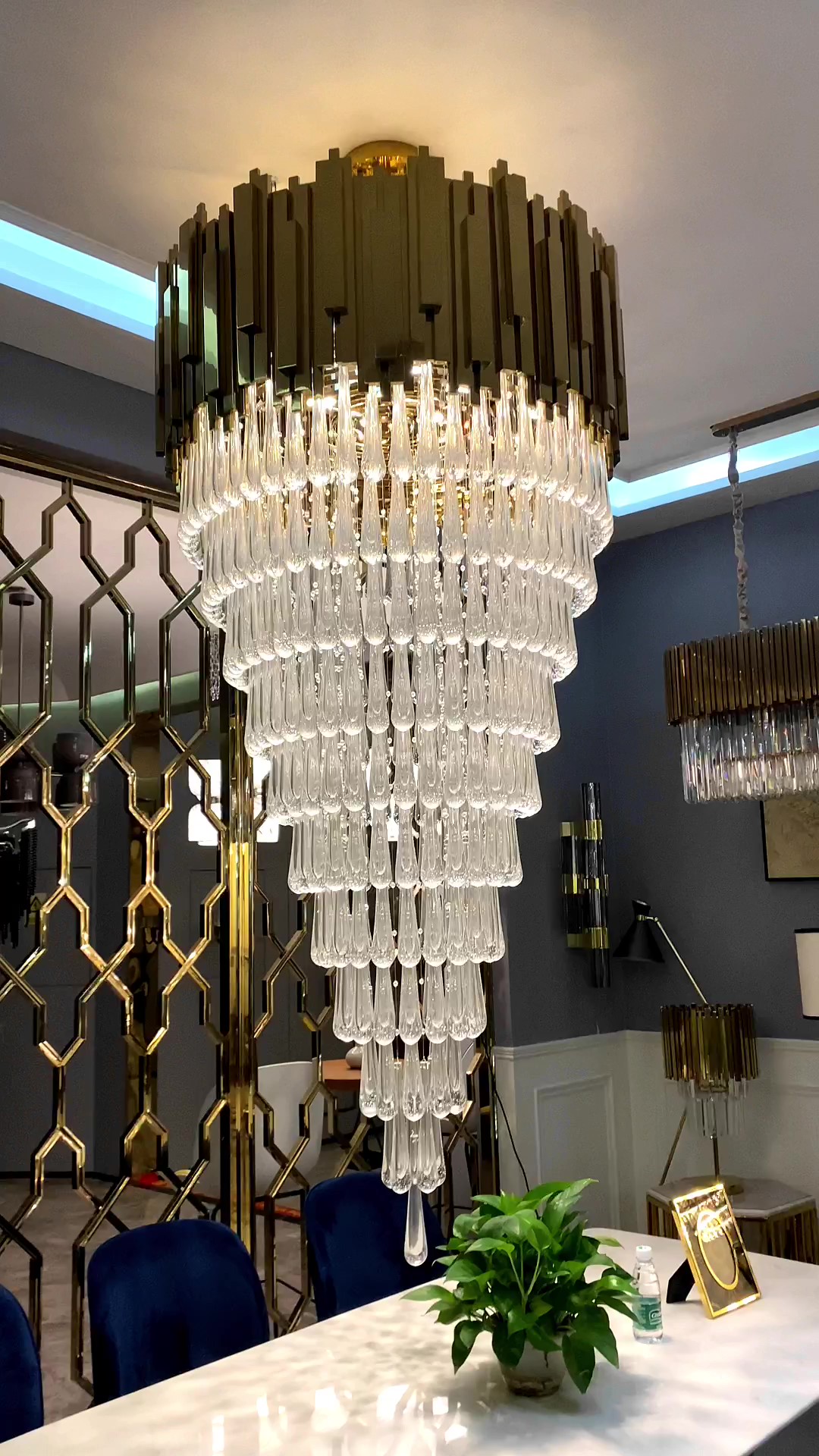 Cone Chandelier