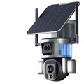 4K 8MP 4G/WiFi Solar-Powered Dual Lens PTZ Camera with 10X Optical Zoom1