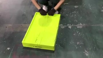 stackable foldable crates