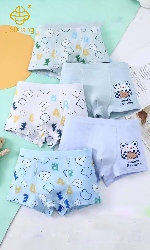 만화 베어 레터는 어린이 네 모서리를 인쇄했습니다