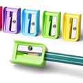 M&G Wholesale Hot Sale Plastic Manual Pencil Sharpener1
