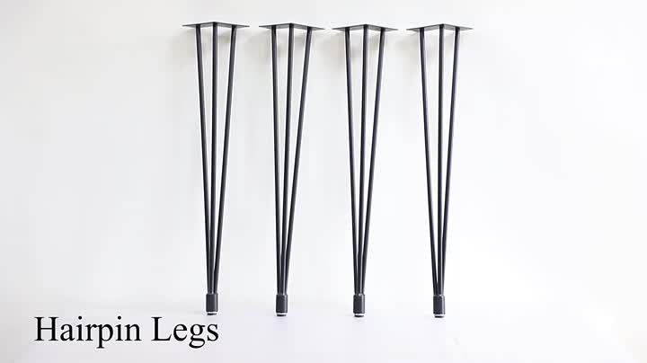 רגלי שולחן סיכת שיער