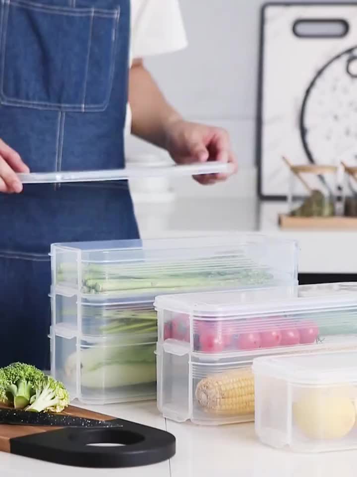 Boîte de rangement du réfrigérateur pour frais