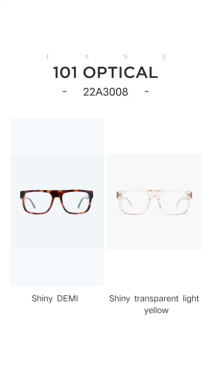 Fashion Square Acetate Men's Optical Frames