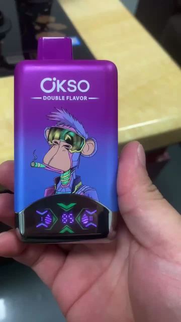 OKSO Double Flavor 60000 60K Puffs Double Taste LED Display Disposable Vape