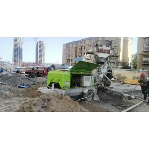 Trailer concrete pump 2