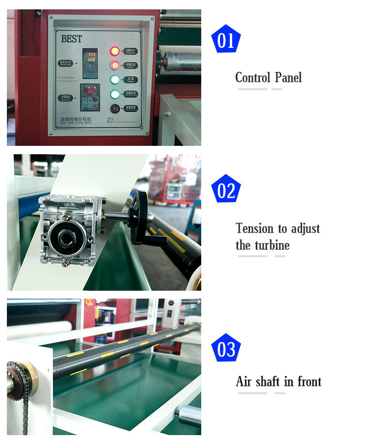 Popular and High Quality Rotary Roller Transfer Printing Machine