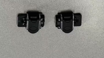 Fusion splicer fiber clamp