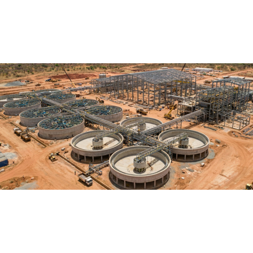 Nós, na África do Sul: Uma linha de produção CIL de ouro com 1.500 toneladas por dia entra em operação, apoiando o desenvolvimento eficiente dos recursos locais de ouro