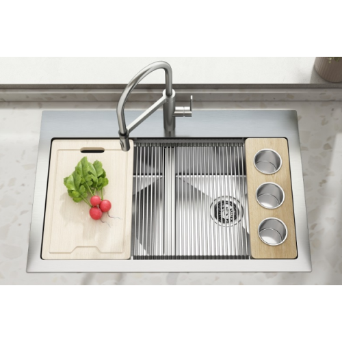 O apelo atemporal de TopMount Sinks no design da cozinha