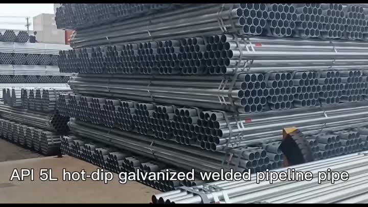 Galvanized steel pipe