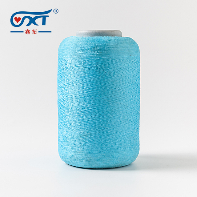 Bright Color SCY Single Polyester Spandex Covered Yarn