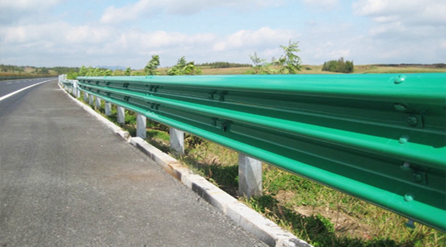 corrugated guardrail