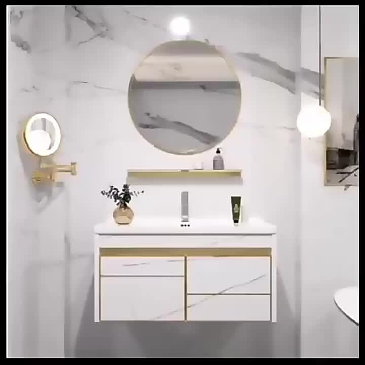 Tocador de baño estilo euro moderno