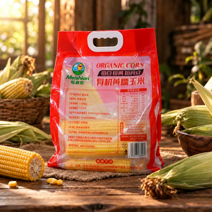 Organic Yellow Waxy Corn Custom OEM ODM