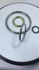 O-Ring-Schnalle für Kleidung und Taschen