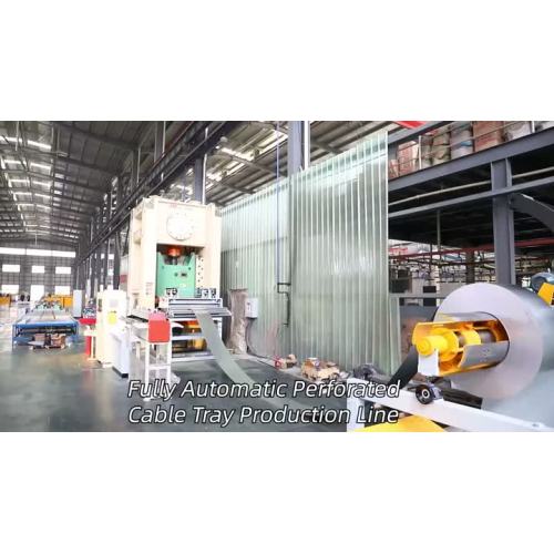 4.Fully Automatic Perforated Cable Tray Production Line