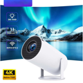 4K Android Smart Projector - Mini Laser Screen for Home Theater and Outdoor Use1