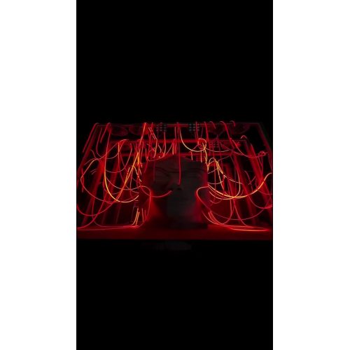 demonstratie van neon led-strips