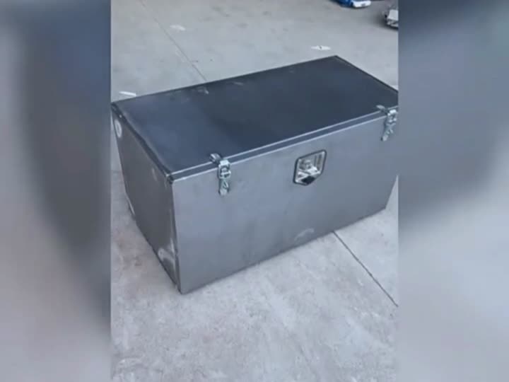 Caja de herramientas para remolque de servicio pesado con construcción de chapa metálica de precisión