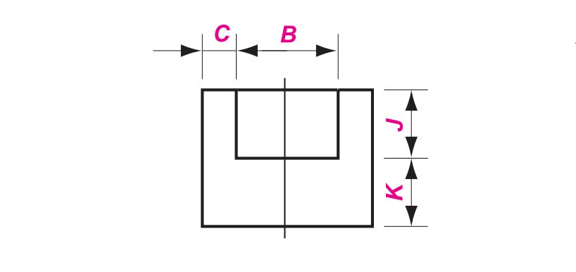 ソケット溶接キャップの図