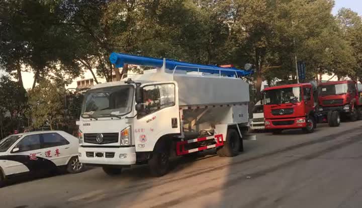 Caminhão de tanque de alimentação a granel