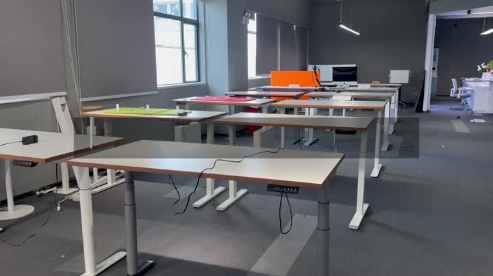 Electric height-adjustable desk