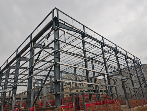 Компания Yinzhou Industry & Trade завершила строительство основного стального каркаса склада № 1 Anhui Gaide Environmental