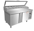 Refrigerated Salad Prep Table for Pizza and Sandwich Preparation1