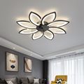 Factory Recommended LED Petal Ceiling Fan Lamp with Remote Control for Modern Living Rooms1