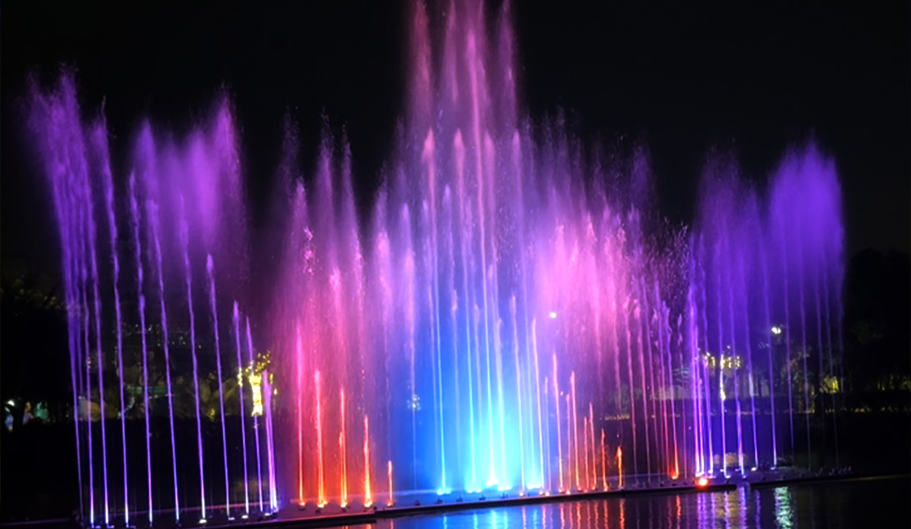 Projeto Dewy - Fonte flutuante projetada para clientes vietnamitas