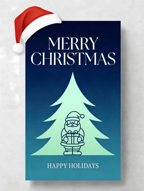 Desejos calorosos de Natal, grato por seu companheiro em todo o caminho