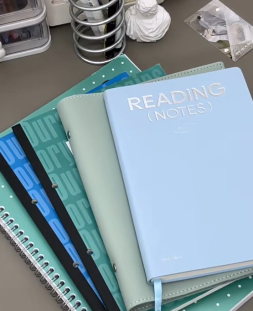 Diário portátil com diversos estilos