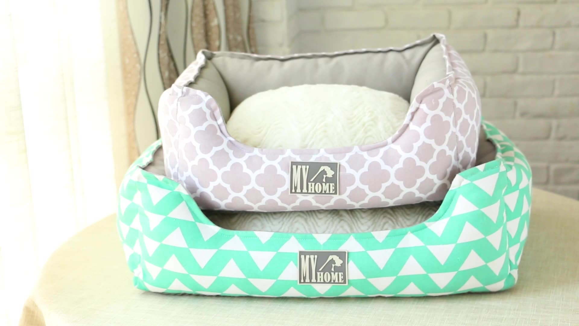 การออกแบบใหม่ลูกสุนัข PET BED ผสมสีหมาผ้าห่มผ้าห่ม BED1