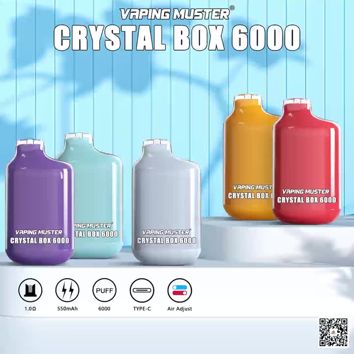 Crystal Box Vape 6000 sbuffi