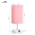 Modern Pink LED Touch Night Light for Girls Bedside1