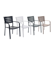Colorful Stackable Outdoor Metal Restaurant Chairs1