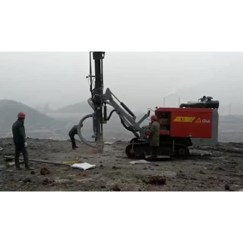 video of hole drilling of GIA B3 mining rock drilling rig machine.mp4