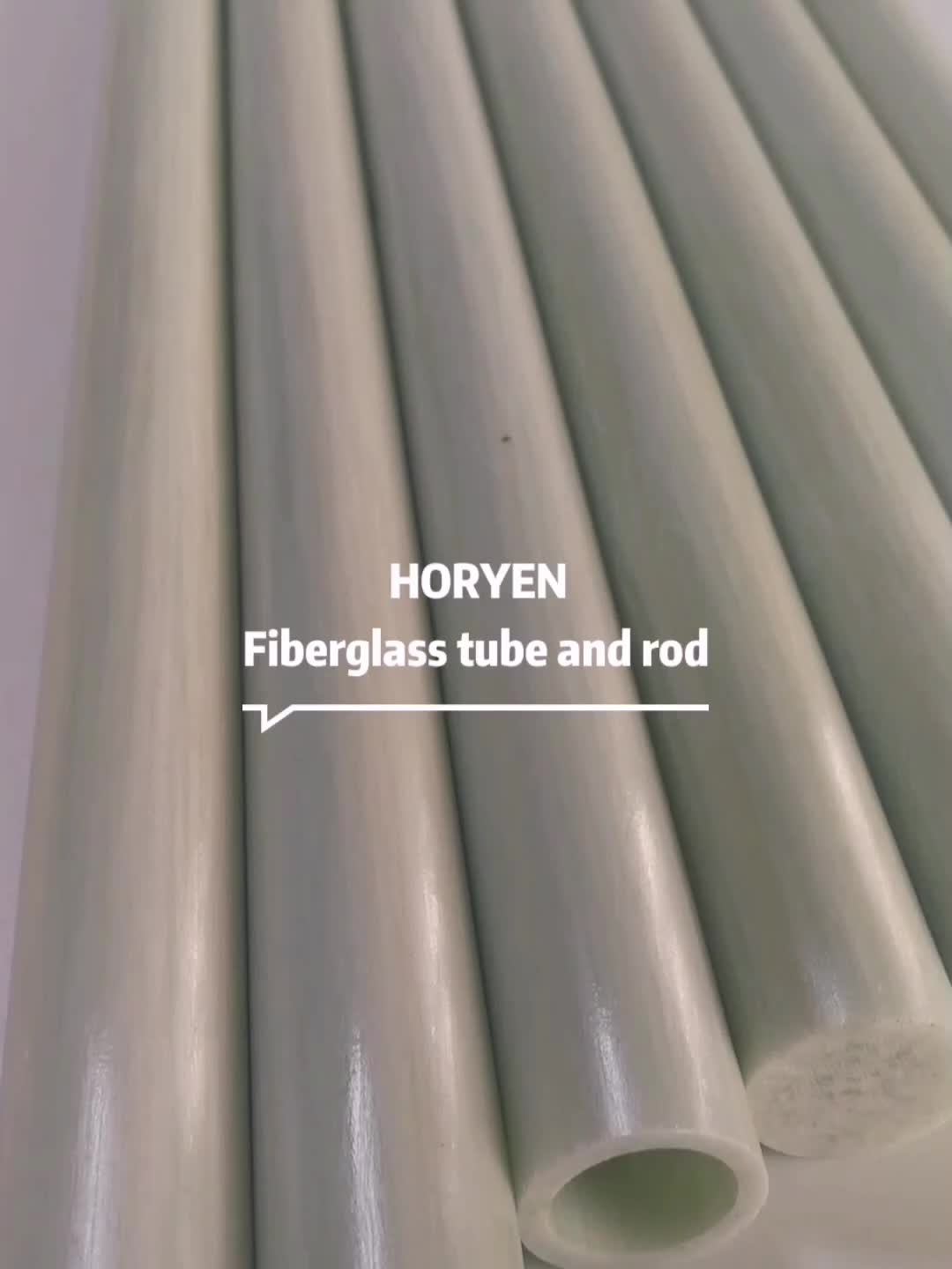 Fábrica venda direta de alta resistência redonda de fibra de vidro