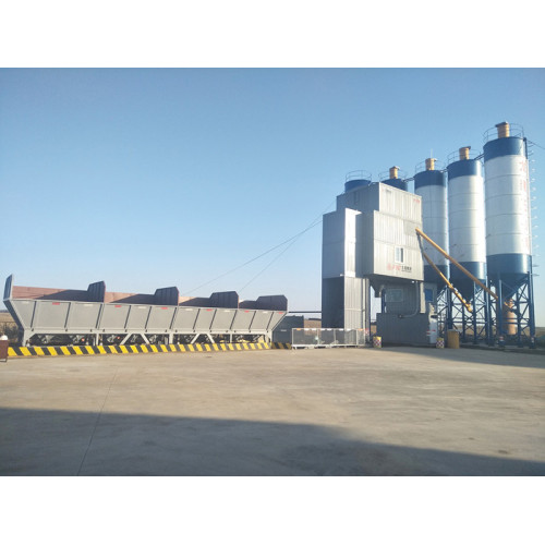 FYG HZS120D modular concrete mixing plant   commissioned to the Jihei expressway project