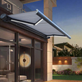 Factory Outdoor Awning Cassette Sunshade Aluminum Motorized Folding Full Cassette Retractable Awning for Patio1
