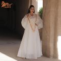 2024 طرح انحصاری Abaya Dubai عید فطر دبی لباس مسلمان ترکی اسلامی زنانه یقه بلند لباس عبایی لوکس1